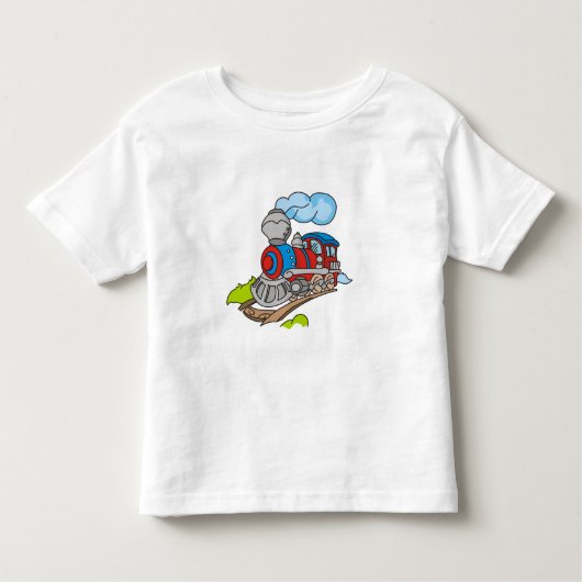 Train- en rode roodhemden en cadeautjes kinder shirts (Voorkant)