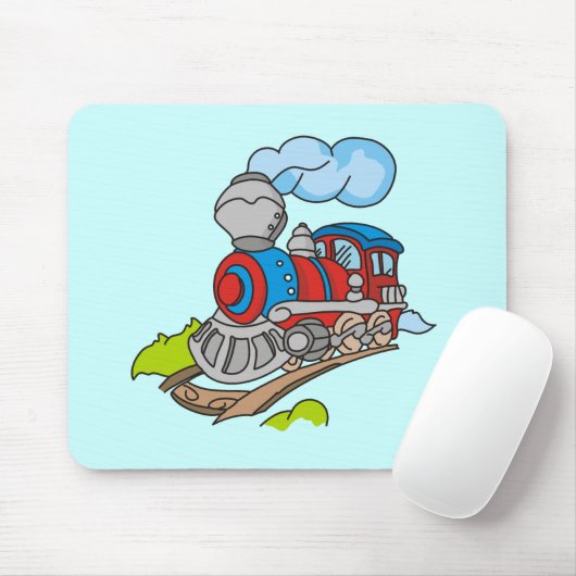 Train- en rode roodhemden en cadeautjes muismat (Met muis)