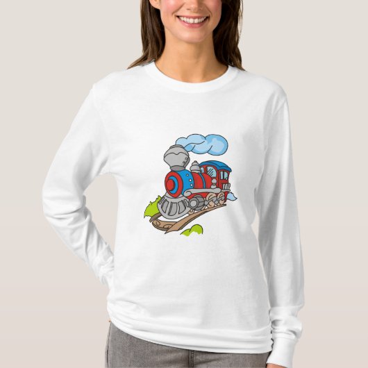 Train- en rode roodhemden en cadeautjes t-shirt (Voorkant)