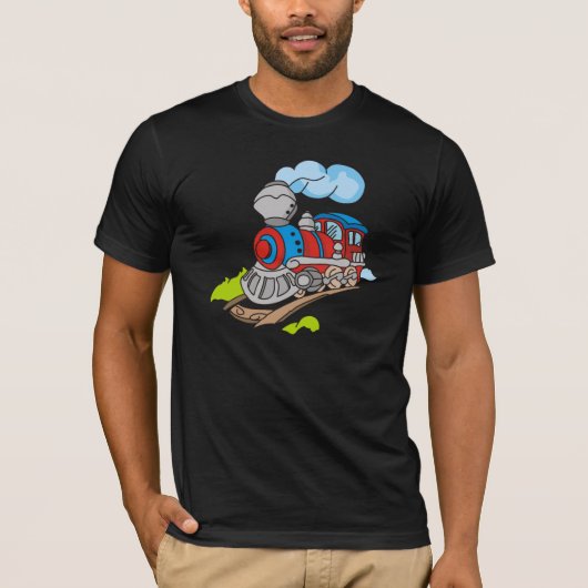 Train- en rode roodhemden en cadeautjes t-shirt (Voorkant)