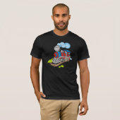 Train- en rode roodhemden en cadeautjes t-shirt (Voorkant volledig)