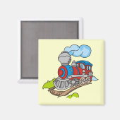 Train- en rode roodoverhemden en cadeautjes magneet (Voorkant / Achterkant)