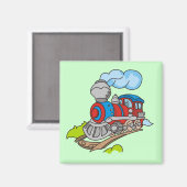 Train- en rode roodoverhemden en cadeautjes magneet (Voorkant / Achterkant)