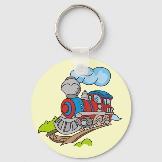 Train- en rode roodoverhemden en cadeautjes sleutelhanger (Voorkant)