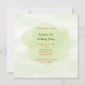 Train Engine Boy 3rd. Birthday Uitnodiging (Achterkant)