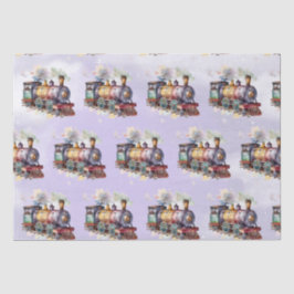 Train Engine Boy Birthday Tissuepapier