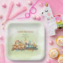 Train Engine Girl 3e verjaardag