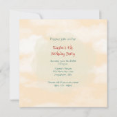 Train Engine Girl 4e verjaardag Kaart (Achterkant)