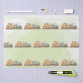 Train Engine Girl Birthday Tissuepapier (Craft)