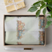 Train Engine Girl Birthday Tissuepapier (Geschenk)