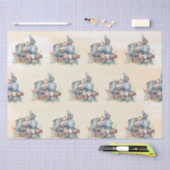 Train Engine Girl Birthday Tissuepapier (Craft)