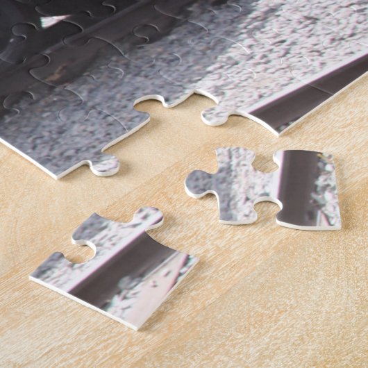 Train Engine Jigzaag Puzzle Legpuzzel (Zijkant)