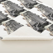 Train Engine Middelgrote Sherpa Blanket Sherpa Deken (3/4)