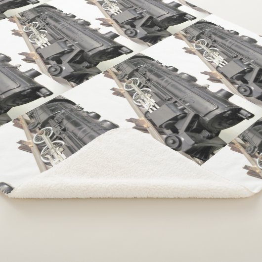 Train Engine Middelgrote Sherpa Blanket Sherpa Deken (3/4)