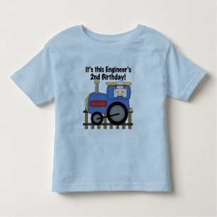 Train Engineer 2e verjaardag overhemden en cadeaus Kinder Shirts
