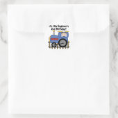 Train Engineer 2e verjaardag Tshirts en geschenken Ronde Sticker (Tas)