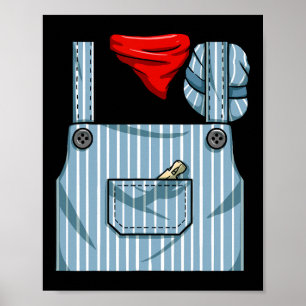 Train Engineer Conductor Kostuum Halloween Train E Poster
