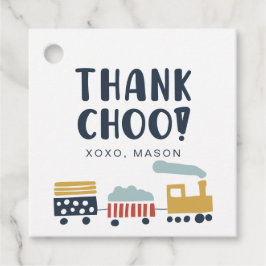 Train Favor Tag · Dank Choo! Bedankjes Labels