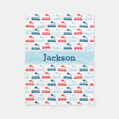 Train Fleece Blanket Deken (Voorkant)