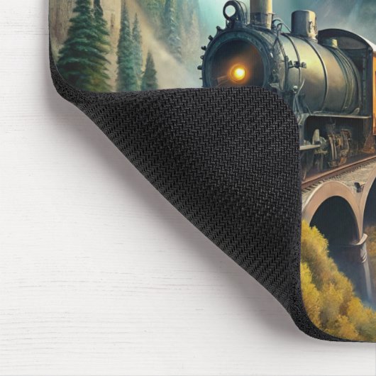 Train Fleece Blanket Muismat (Hoek)