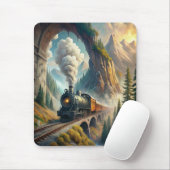 Train Fleece Blanket Muismat (Met muis)