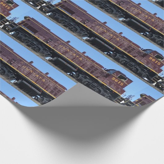 Train foto cadeaupapier (Hoek)