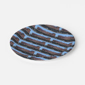 Train foto papieren bordje (Gekanteld)