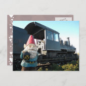 Train Gnome Briefkaart (Voorkant / Achterkant)