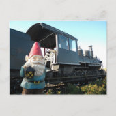 Train Gnome Briefkaart (Voorkant)