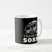 Train Gone Sorry Coffee Mok (Voorkant rechts)