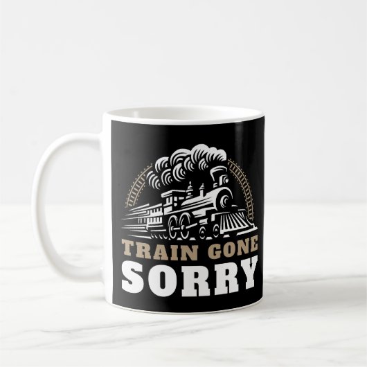 Train Gone Sorry Coffee Mok (Links)