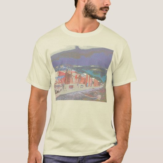 Train Graphic Art T-shirt (Voorkant)