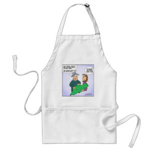 Train Guy en Quilt Girl Apron Standaard Schort