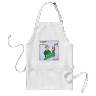 Train Guy en Quilt Girl Apron Standaard Schort