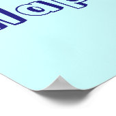 Train Happy Birthday Poster Naam  (Hoek)