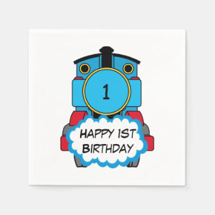 Train Happy Birthday Servetten