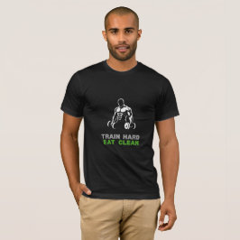 Train Hard Eat Clean voor gymleden T-shirt