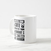 Train Hard Genoeg Koffiemok (Voorkant links)