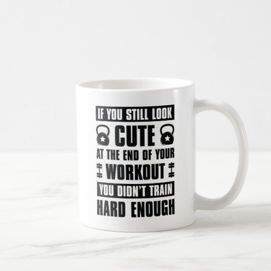 Train Hard Genoeg Koffiemok (Rechts)