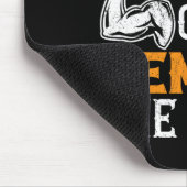 Train Hard Graphic voor bodybuilding fans Muismat (Hoek)