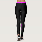 Train hard - krijg hard leggings (Achterkant)