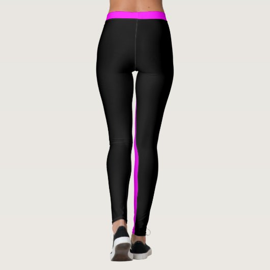 Train hard - krijg hard leggings (Achterkant)