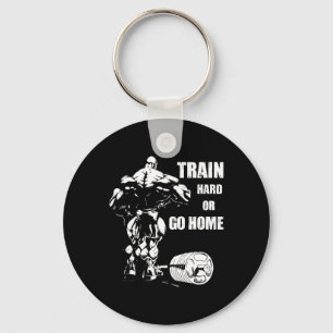 Train hard of ga naar huis Swole Bodybuild Sleutelhanger