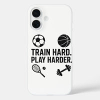 Train Hard Play Harder Behang