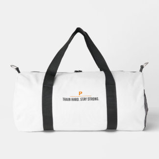 Train Hard Stay Strong Witte Gymreistas Plunjezak