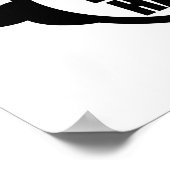 Train harde klokspieren poster (Hoek)