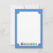 Train - Hartelijk dank Bedankkaart (Achterkant)