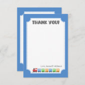 Train - Hartelijk dank Bedankkaart (Voorkant / Achterkant)