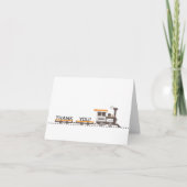 Train - Hartelijk dank Bedankkaart (Voorkant)