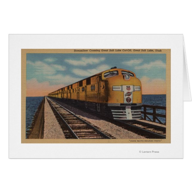 Train- Het kruising van het Grote Zoutenmeer, Ogde (Voorkant Horizontaal)